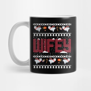 Hubby Wifey Matching Christmas Mug